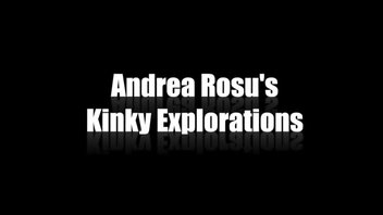 Нескромная Андреа Росси и ее мастурбация вагинальной дырки