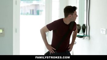 FamilyStrokes - Вкусный член сына моего мужа