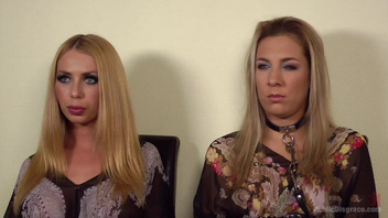 Две лесбиянки после оргии дают интервью